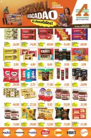 Folheto Atacadão semana 35 Página 1: Arcor - bala butter toffees €12,90, Melken - cobertura de chocolate harald €69,90
