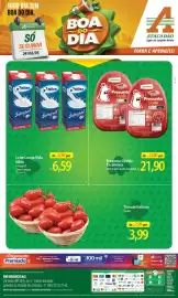 Folheto Atacadão Página 1: Tomate italiano €3,99, Nilza - leite longa vida €6,59