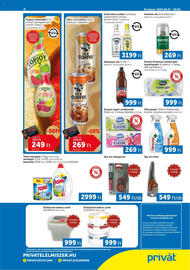 PRIVÁT akciós újság hét 35 Oldal 4: Zubrowka vodka €3.199,00, Hell ice coffee €269,00