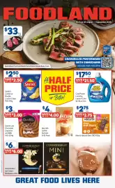 Foodland catalogue week 35 Page 1: Cold Power Laundry Liquid €17,50, Smith's Crinkle or Double Crunch Chips €2,50
