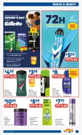 Foodland catalogue week 35 Page 23: Got2b Modelling Hair Wax €10,50, Garnier Fructis Shampoo or Conditioner €5,60