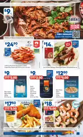 Foodland catalogue week 35 Page 7: Huon Salmon Steak €9,00, Blue Wave Garlic Prawns €12,50