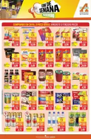 Folheto Atacadão Página 2: Amstel - cerveja €3,30, Fugini - milho verde €3,29