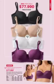 Catálogo Leonisa Página 25: Arco - c. brasier con buen cubrimiento de sisa y espalda €77.990,00, Suave - bra €77.990,00