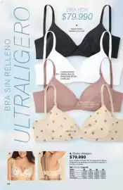 Catálogo Leonisa Página 54: Arco - bra sin relleno ultraligero €79.990,00, Arco - a. brasier ultraligero €79.990,00