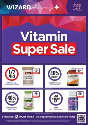 Wizard Pharmacy catalogue (valid until 25-08)