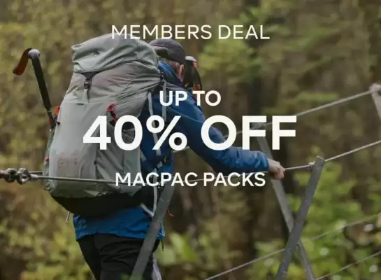 Macpac (valid until 8-09)