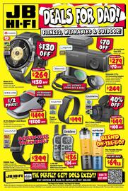 JB Hi-Fi catalogue Page 20: Uniden 1.5W UHF Handheld Radio With Voice Scramble €136,00, WHOOP Peak €399,00