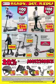 JB Hi-Fi catalogue Page 13: Segway ZT3 Pro Electric Kick Scooter €1.499,00, E3 Pro Electric Kick Scooter €899,00