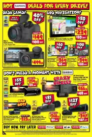 JB Hi-Fi catalogue Page 16: 4K Smart Dash Cam With Rear Camera & Wide Angle LCD Colour Screen €323,00, X210 Dash Cam €499,00