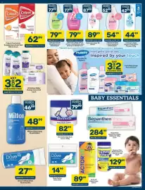 Pick n Pay catalogue Page 11: Calpol Paediatric Suspension Assorted €62,99, Bepanthen Nappy Care Baby Ointment €284,99