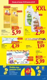 Catálogo Lidl semana 36 Página 15: Orlando paté para perro €5,99, Cien champú €2,99