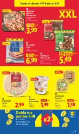 Catálogo Lidl semana 36 Página 27: Chef Select Lasaña €6,99, Trattoria Alfredo pizza margarita €3,99