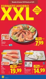 Catálogo Lidl semana 36 Página 6: Lomos de salmón €19,99, Filete de bacalao al punto de sal €14,99