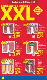 Catálogo Lidl semana 36 Página 8: Dulano salchichas tipo viena €3,99, Realvalle longaniza de payés €2,69