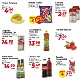 Tabloide Dia Página 2: Dia - bebida lactea €4,79, Ruffles - batata €29,90