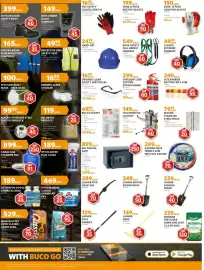 BUCO catalogue Page 4: SAGB 12 PACK CRAYFISH GLOVES €150,00, BOVA SAFETY FALL ARREST HARNESS €54,99