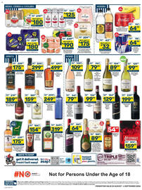 Pick n Pay Liquor catalogue Page 2: Jack Daniel's Tennessee Whiskey Assorted €299,99, Red Bull Energy Drink Assorted €64,99