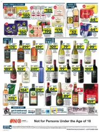 Pick n Pay Liquor catalogue Page 2: Jack Daniel's Tennessee Whiskey Assorted €299,99, Red Bull Energy Drink Assorted €64,99