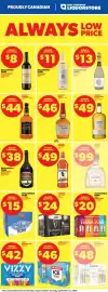 Real Canadian Liquorstore flyer Page 1: Mandorla Pinot Grigio €11,00, Truvari Prosecco €13,00