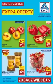 ALDI gazetka Strona 1: Nektarynki €6,99, Papryka czerwona €6,99