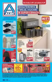 ALDI gazetka Strona 1: Czajnik Braun 1,7 L €149,99, UP2FASHION Buty męskie €69,99