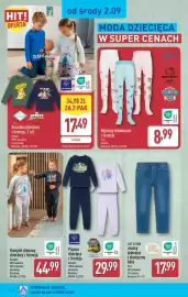 ALDI gazetka Strona 6: Koszulka dziecięca z licencją €17,49, Rajstopy dziewczęce z licencją €8,99
