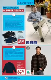 ALDI gazetka Strona 8: UP2FASHION Koszula męska ocieplana €64,99, Buty męskie UP2FASHION €69,99