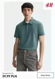 H&M gazetka tydzień 35 Strona 10: Top polo H & M Slim Fit €39,99