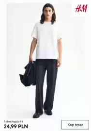 H&M gazetka tydzień 35 Strona 2: T-shirt Regular Fit H & M €24,99