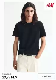 H&M gazetka tydzień 35 Strona 3: T-shirt Slim Fit H & M €29,99
