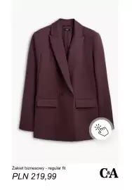 C&A gazetka tydzień 35 Strona 2: Żakiet biznesowy C & A regular fit €219,99
