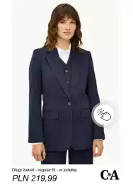 C&A gazetka tydzień 35 Strona 4: Długi żakiet C & A regular fit w jodełkę €219,99