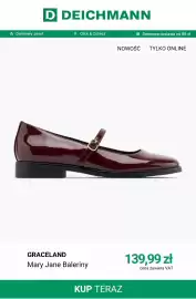 Deichmann gazetka tydzień 35 Strona 2: Baleriny Mary Jane Graceland €139,99