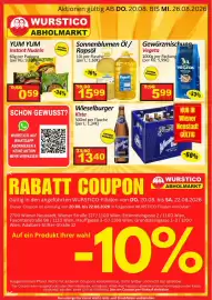 Wurstico Flugblatt woche 35 Seite 7: Gewürzmischung Vegeta €5,99, Sonnenblumen Öl / Rapsöl €15,99