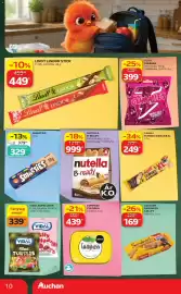Auchan akciós újság hét 35 Oldal 10: TUTTI GUMMIES €399,00, NUTELLA B-ready €999,00