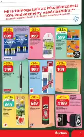 Auchan akciós újság hét 35 Oldal 3: Varta Energy elem €699,00, AUCHAN KEDVENC TUBUSOS TEMPERA €899,00