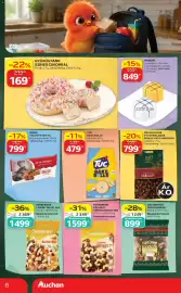 Auchan akciós újság hét 35 Oldal 8: REALNATURE ÉTCSOKOLÁDÉS MEGGY VAGY MANDULA €799,00, Benei Töltött Ostya €799,00