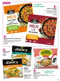Catalogue Croque Gel page 21: D'aucy Poêlée €4,85, Paysan Breton Poêlée Gustave €9,50