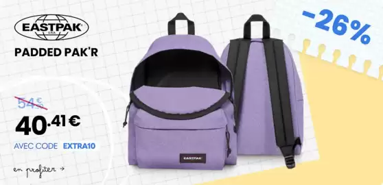 Catalogue Ekosport page 2: Eastpak - padded pak'r €40,41