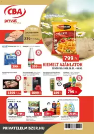 PRIVÁT akciós újság hét 35 Oldal 1: Sertéskaraj csont nélkül €1.599,00, Bravos órült kávé €1.099,00