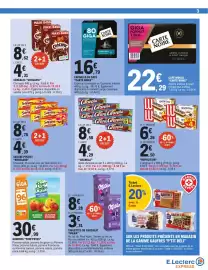 Catalogue E.Leclerc Express page 3: Chocapic - maxi 645g €8,62, Lu - granola €8,58