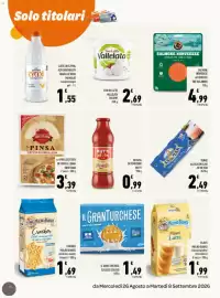 Volantino Conad Tuday Pagina 14: La pinsa scottata in forno a legna Rusticana €3,39, Cracker Mulino Bianco €1,69