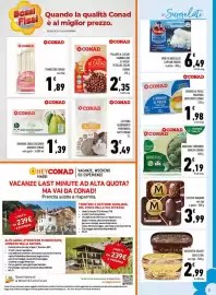 Volantino Conad City Pagina 3: Palline al cacao Conad €2,35, Lettiera assorbente profumata agli agrumi Conad €3,49