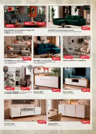 Folheto Susiarte Página 3: Aparador NEXT €309,99, Cadeirão SORTELHA €469,99