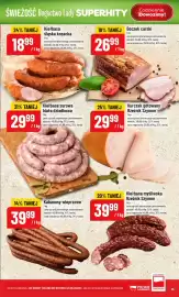 Polomarket gazetka tydzień 35 Strona 15: Kiełbasa surowa biała dziadkowa €29,99, Boczek carski €26,99