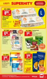 Polomarket gazetka tydzień 35 Strona 25: Makaron spaghetti Lubella €2,99, Pierogi z serem Go tove €5,99
