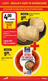 Polomarket gazetka tydzień 35 Strona 30: Zestaw bułka twarogowa ze skyrem + ryba po grecku Seko €4,00