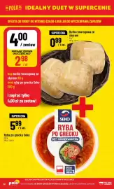Polomarket gazetka tydzień 35 Strona 30: Zestaw bułka twarogowa ze skyrem + ryba po grecku Seko €4,00