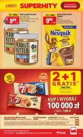 Polomarket gazetka tydzień 35 Strona 33: Masło orzechowe Sante Go On crunchy €9,99, Kakao rozpuszczalne Nesquik €9,99